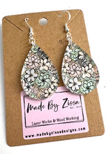 Load image into Gallery viewer, Floral Melody Teardrop Earrings
