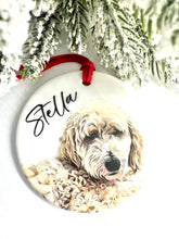 Load image into Gallery viewer, 2024 Personalized Pet Ornament - Ceramic
