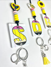 Load image into Gallery viewer, Pencil Themed Teacher Lanyard
