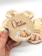 Milestone baby photo props, Teddy Bear photo props, Baby’s first year