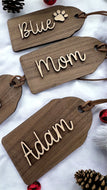 Wood Stocking/Gift Tags