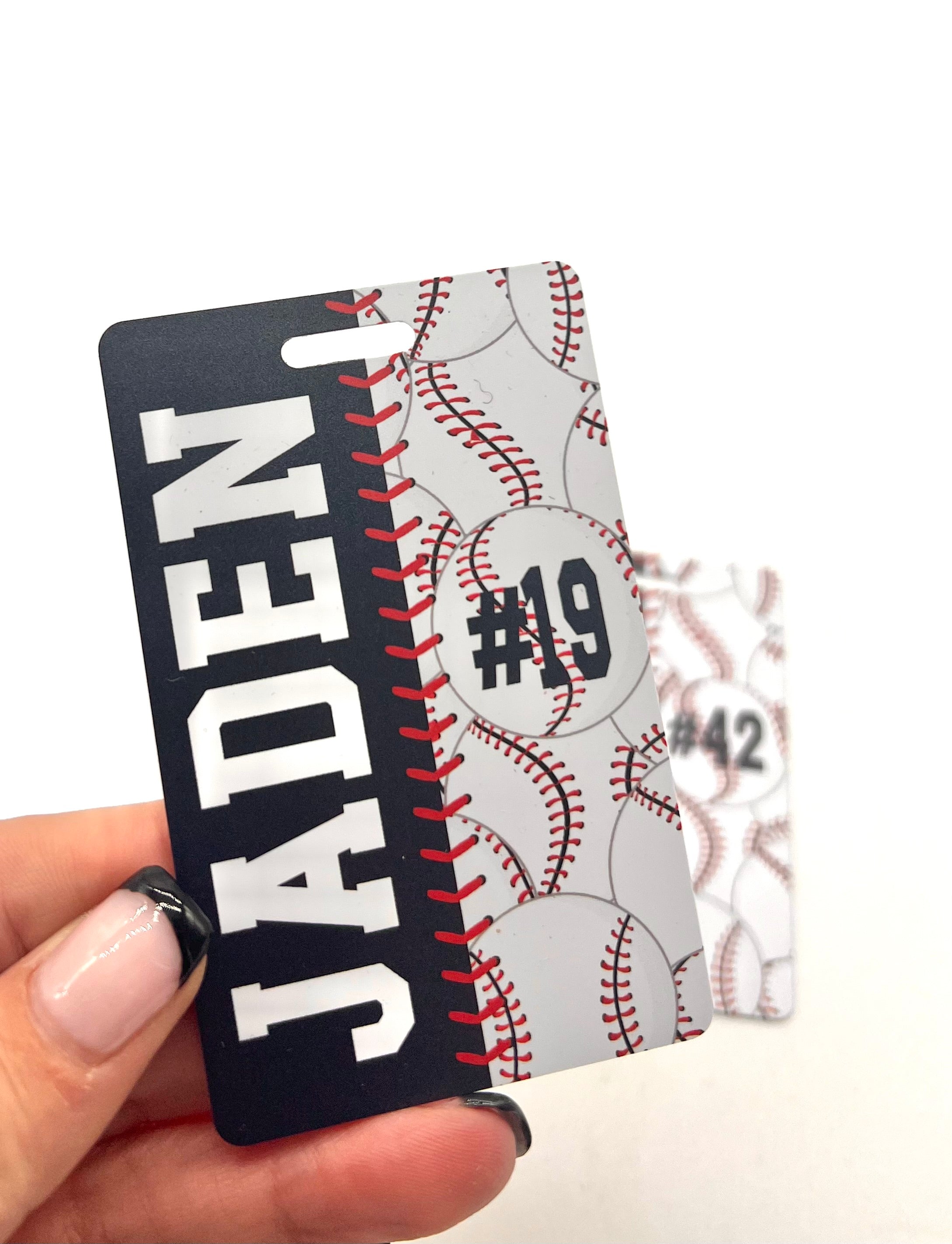 Baseball bag tag, Equipment Bag Tag, Name Tag, Little League, Baseball, Travel Team Tags