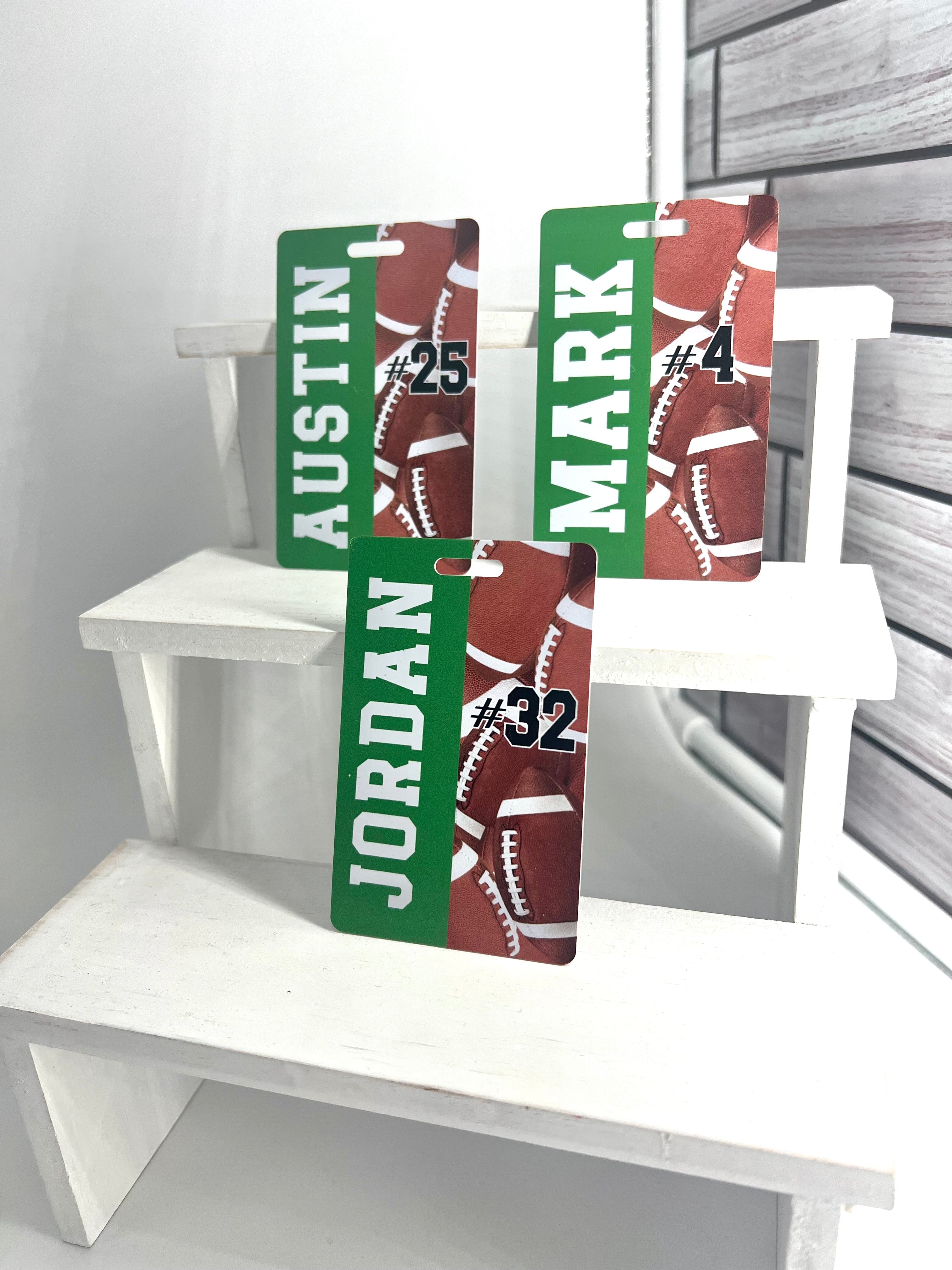 Football Bag Tag