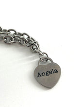 Load image into Gallery viewer, Stainless Steel Heart Bracelet - Personalized
