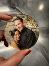 Load image into Gallery viewer, Custom Clear Acrylic Photo Ornament
