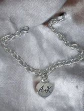Load image into Gallery viewer, Stainless Steel Heart Bracelet - Personalized
