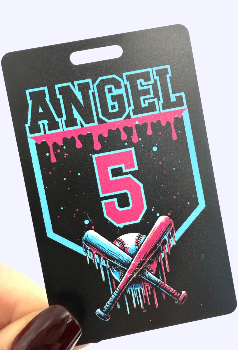 Drip Baseball Bag Tags, Baseball Name Tag, Equipment Bag Tag, Team Gifts, Baseball, Personalized, Custom, Baseball Gift, Drip Style Tag