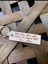 Load image into Gallery viewer, Key chain -  Wood - Love, Mom
