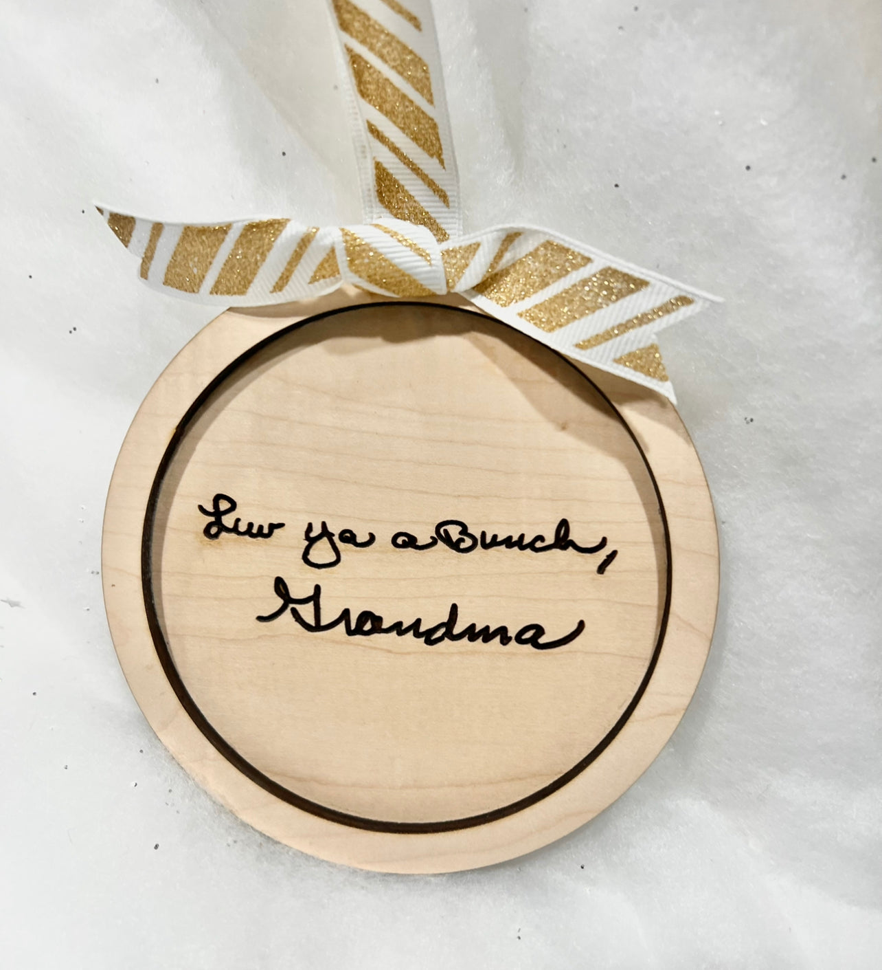Handwriting Ornament