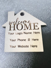 Load image into Gallery viewer, Promotional Keychains/House Design
