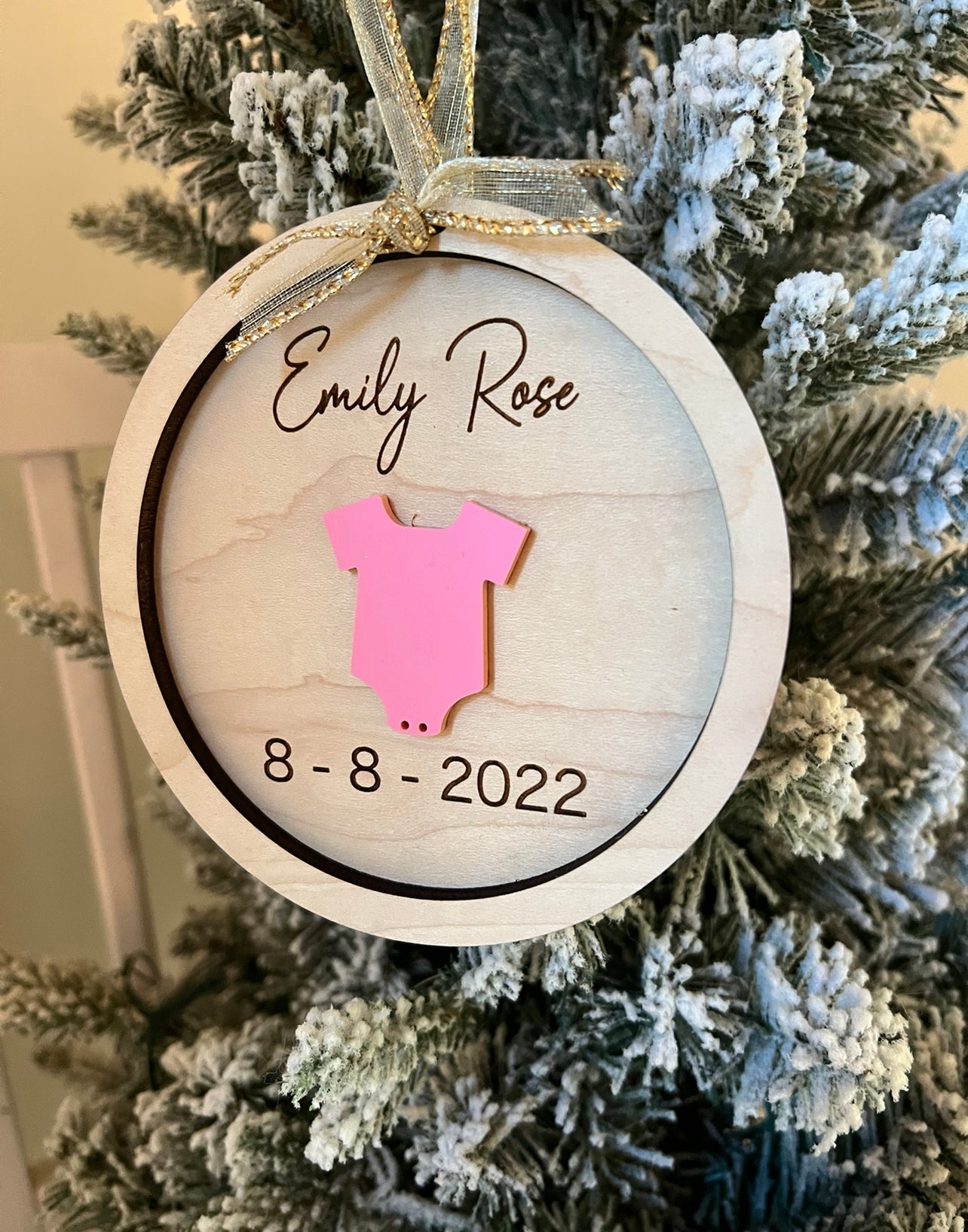 Milestone Ornament- Baby Ornament