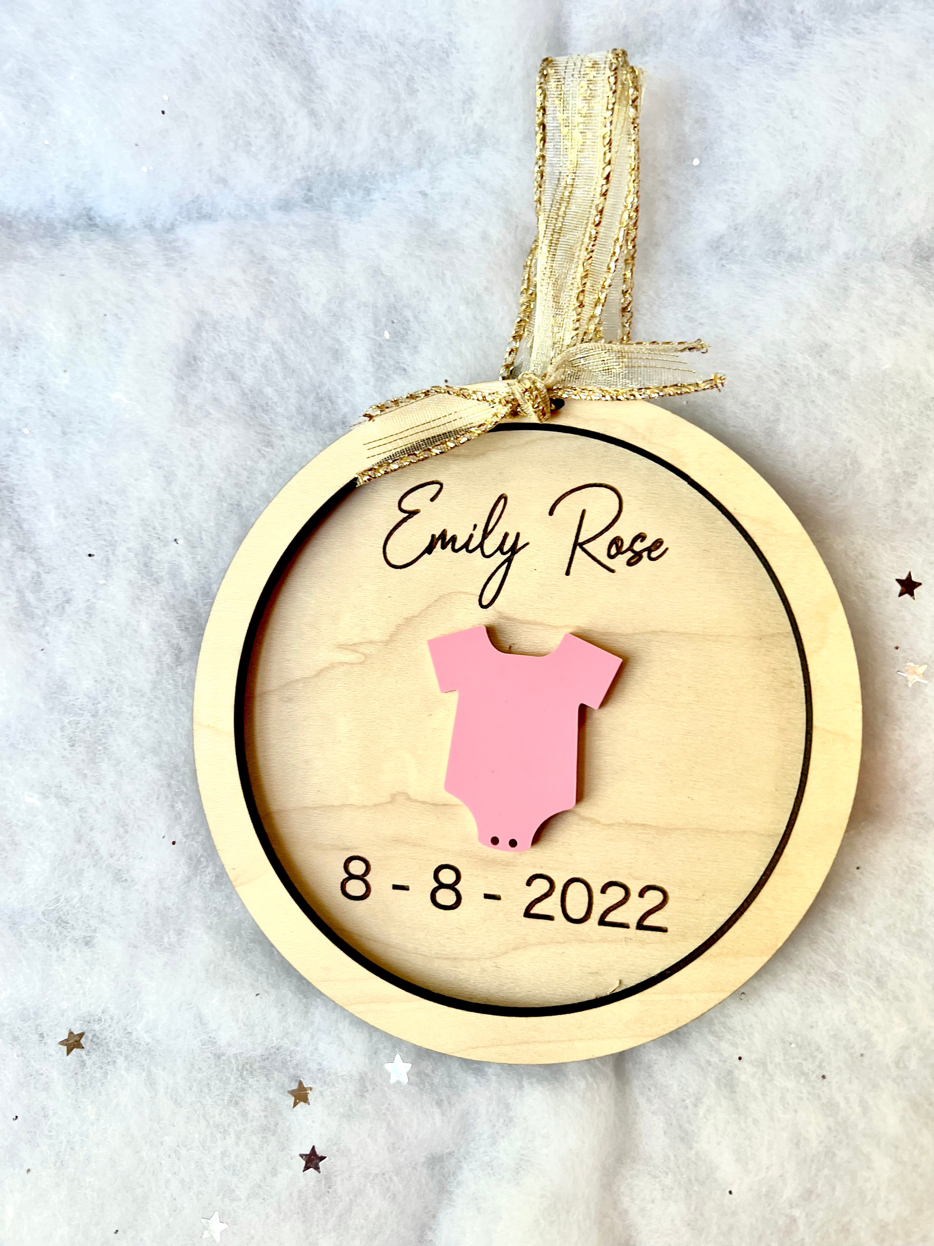 Milestone Ornament- Baby Ornament